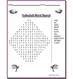 Volleyball Word Search