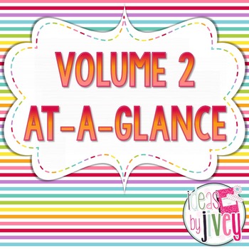 Preview of Volume 2 At-A-Glance (Mentor Sentences, Better Than Basal, & Related Items)