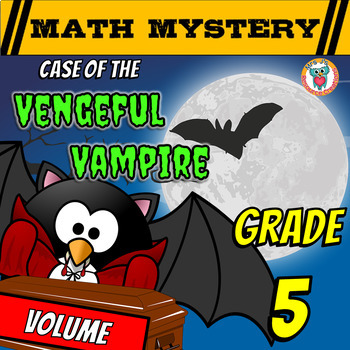 Preview of Volume Math Mystery - 5th Grade Volume Review Activity