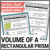 Volume Anchor Chart Guided Notes Rectangular Prisms FREE!