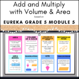 Volume & Area Posters for Vocabulary & Visuals - BRIGHT Eu