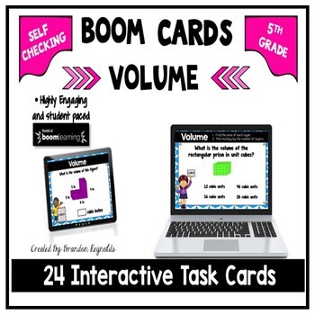 Preview of Volume and Capacity Boom Cards for Distance Learning