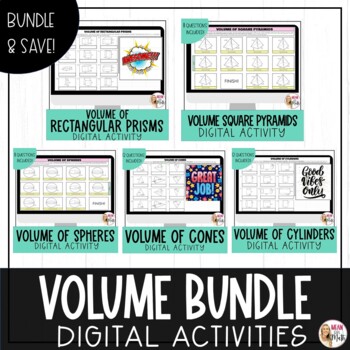 Preview of Volume Digital Activities Bundle