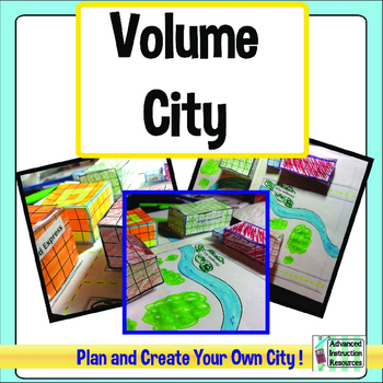 Preview of Volume City - Build a city while using measurement and geometry skills!
