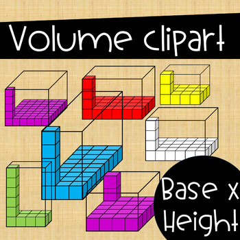 Preview of Volume Clip Art Set ~ Bases x Height