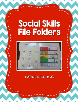 Preview of Volume Control Social Skills Folder-- Editable!