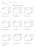 Volume of Cubes (with decimals)