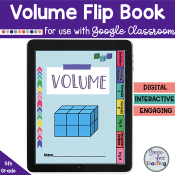Preview of Volume Digital Interactive Flip Book - 5th Grade