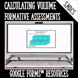 Calculating Volume Formative Assessments for Google Forms 