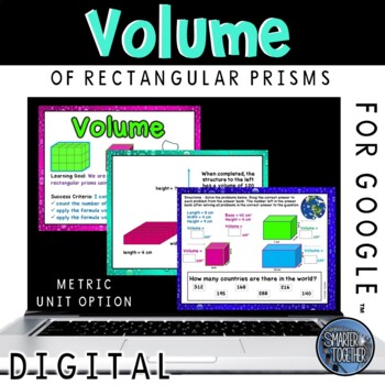 Preview of Measuring Volume of Rectangular Prisms Digital Activity