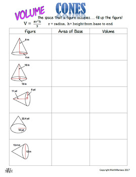 Preview of Volume, Lateral Area, & Surface Area GUIDED NOTES Value Pack