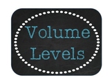 Volume Levels - Burlap, Chalkboard, and Teal