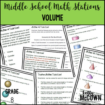 Preview of Volume Math Stations