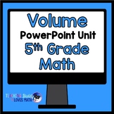 Volume Math Unit 5th Grade Interactive Powerpoint Distance