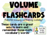 Volume - Math Vocabulary Cards
