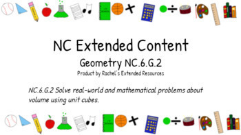 Preview of Volume NC.6.G.2 - Extended Curriculum (editable)