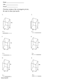 Volume of Rectangular Prisms (with decimals)