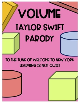 Preview of Volume Song (Taylor Swift, Welcome to New York) (Song, Themed Worksheet, Video)
