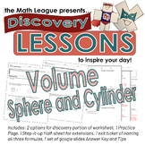 Volume: Spheres and Cylinders Discovery Activity