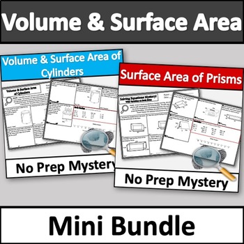 Preview of Volume & Surface Area Activity Bundle! 