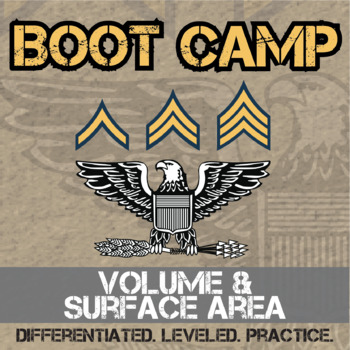 Preview of Volume & Surface Area Boot Camp - Printable & Digital Practice Activities