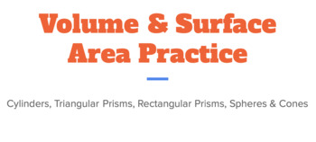 Preview of Volume & Surface Area Digital Solving Activity! Editable! Answer Key Included!