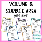 Volume and Surface Area Posters (Geometry Word Wall)
