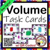 MEASUREMENT / VOLUME - Volume Task Cards w/ QR Codes