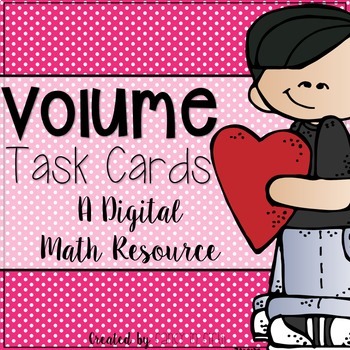 Preview of Volume Task Cards: A Digital Resource for Google Classroom