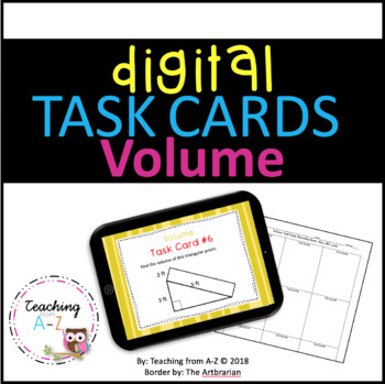 Preview of Volume Task Cards including Digital Version