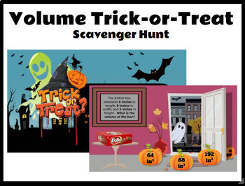 Preview of Volume Trick-or-Treat Scavenger Hunt