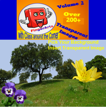 Preview of Volume Two 200+ Transparent Images for TPT Sellers / Teachers
