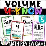 Volume Game U-Know Review | Finding Volume Math | 5th Grad