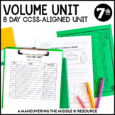 Volume Unit with Cross Sections: 7th Grade (7.G.6)