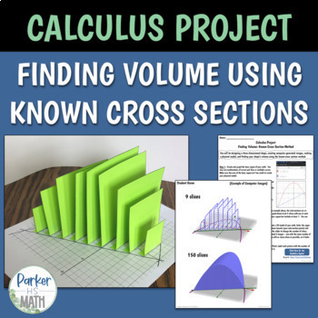 Preview of Volume Using Known Cross Sections CALCULUS PROJECT