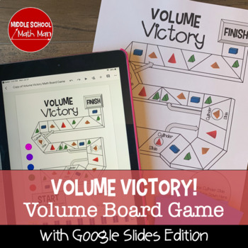Preview of Finding Volume Game | Volume Victory Math Geometry Activity