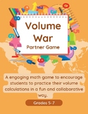 Volume War - Measuring Volume Math Center (Common Core Aligned)