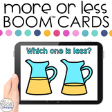 Volume/Weight More or Less Boom™ Cards - Distance Learning