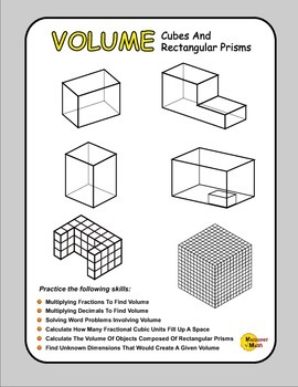 Preview of Volume Workbook - Cubes And Rectangular Prisms