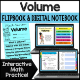 Volume and Additive Volume Review Digital Notebook & Print