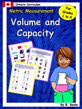 Preview of Volume and Capacity Activities - Grades 1 to 4 - Ontario Curriculum