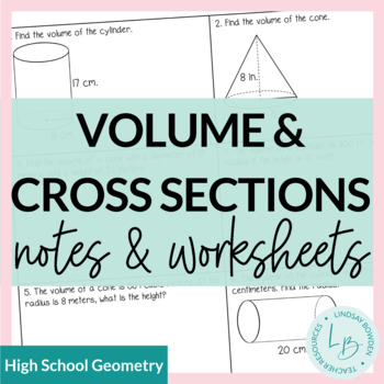 Preview of Volume and Cavalieri’s Principle Guided Notes and Worksheets