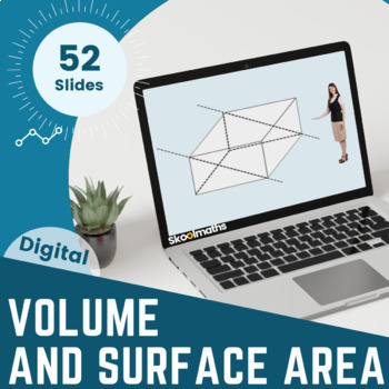 Preview of Volume and Surface Area Digital Math Activities for 9th to 10th Grade