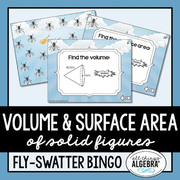 Preview of Volume and Surface Area | Fly-Swatter Bingo Game