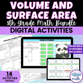 Volume and Surface Area Digital Activities and Worksheets 