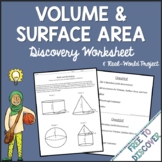 Volume and Surface Area Real World Application Project