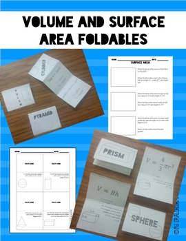 Preview of Volume and Surface Area Foldable Package