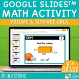 Volume and Surface Area Google Slides | 6th Grade Math Rev