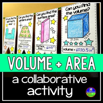 Preview of Volume and Surface Area Math Pennant Activity