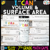 7th Grade Math Game | Volume & Surface Area